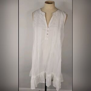 Joie Cream Dress with Signature Detail